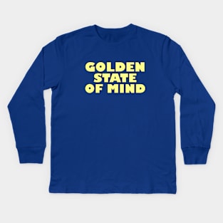 golden sate of mind Kids Long Sleeve T-Shirt